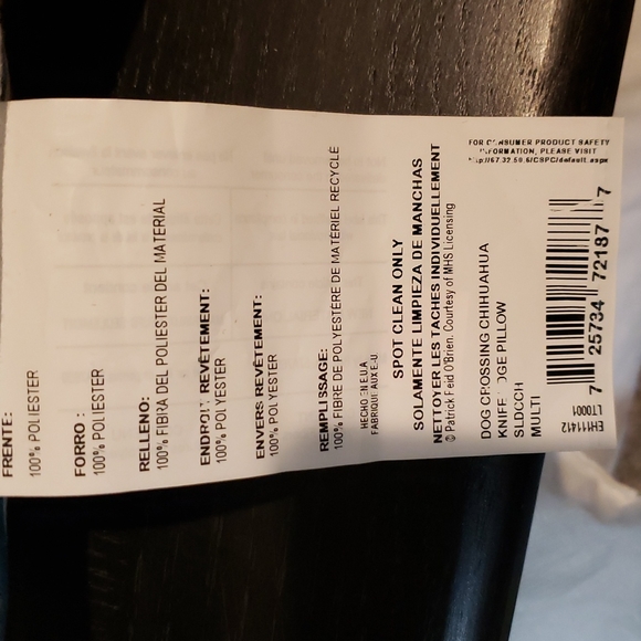 Dog Crossing Chihuahua Knife Edgr Pillow - Picture 3 of 4